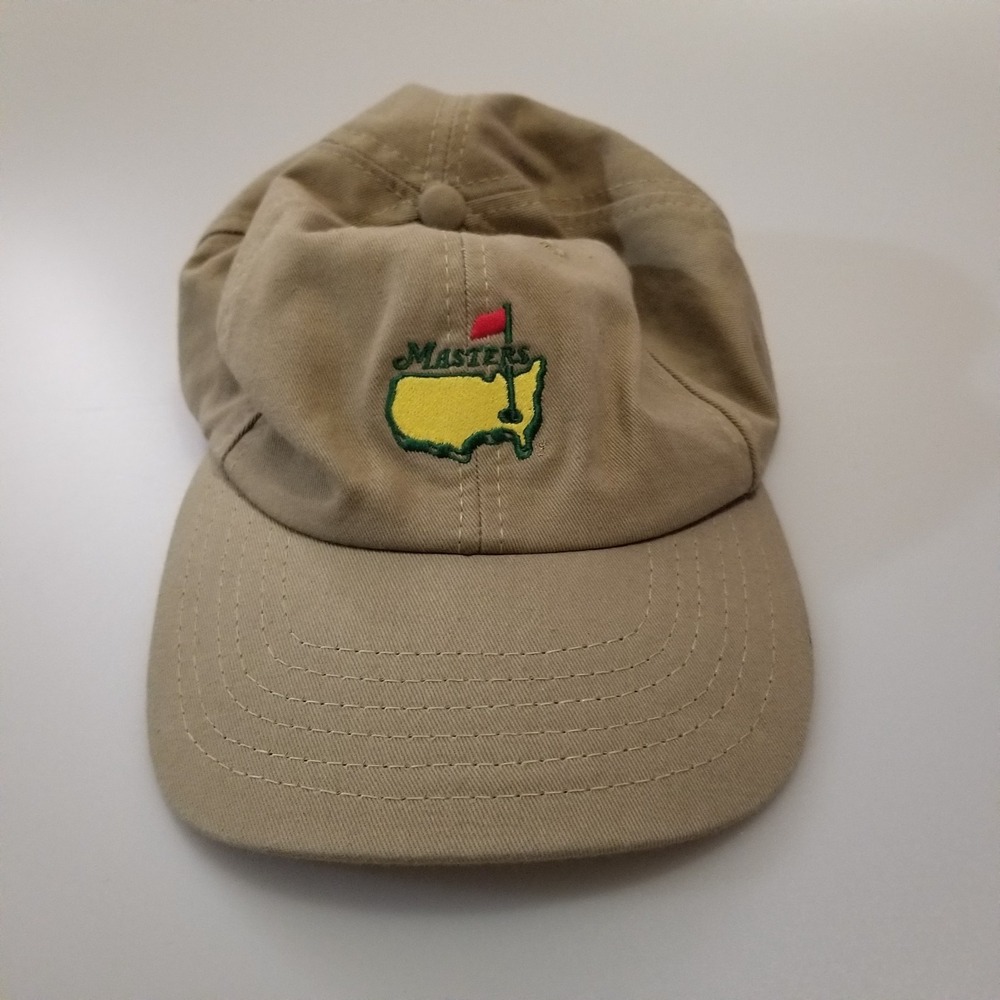 Masters Golf Hat Cap Strapback Beige American Needle Augusta National
